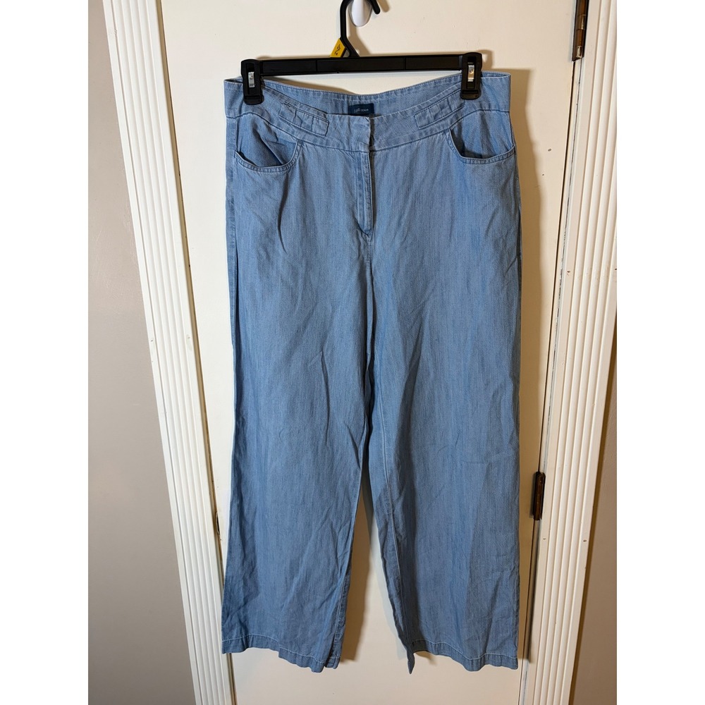 J. Jill Denim Wide Leg Light Wash Pants
